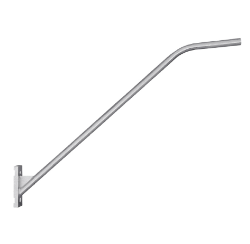 Braço Curvo para Iuminação Pública Galvanizado 3,00mt 48,3mm JRC