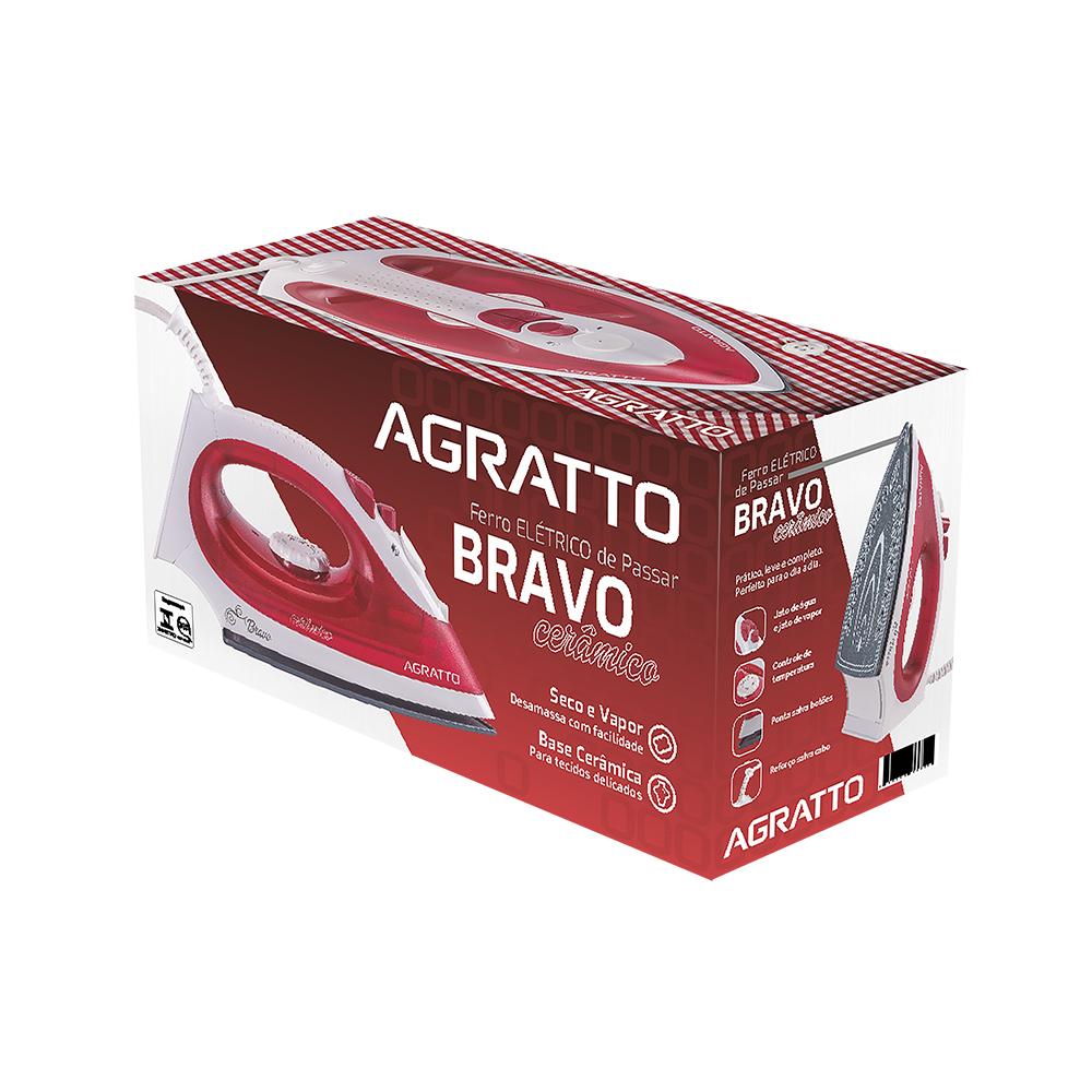 Ferro de Passar Bravo Cerâmico FC-02 220V - Agratto