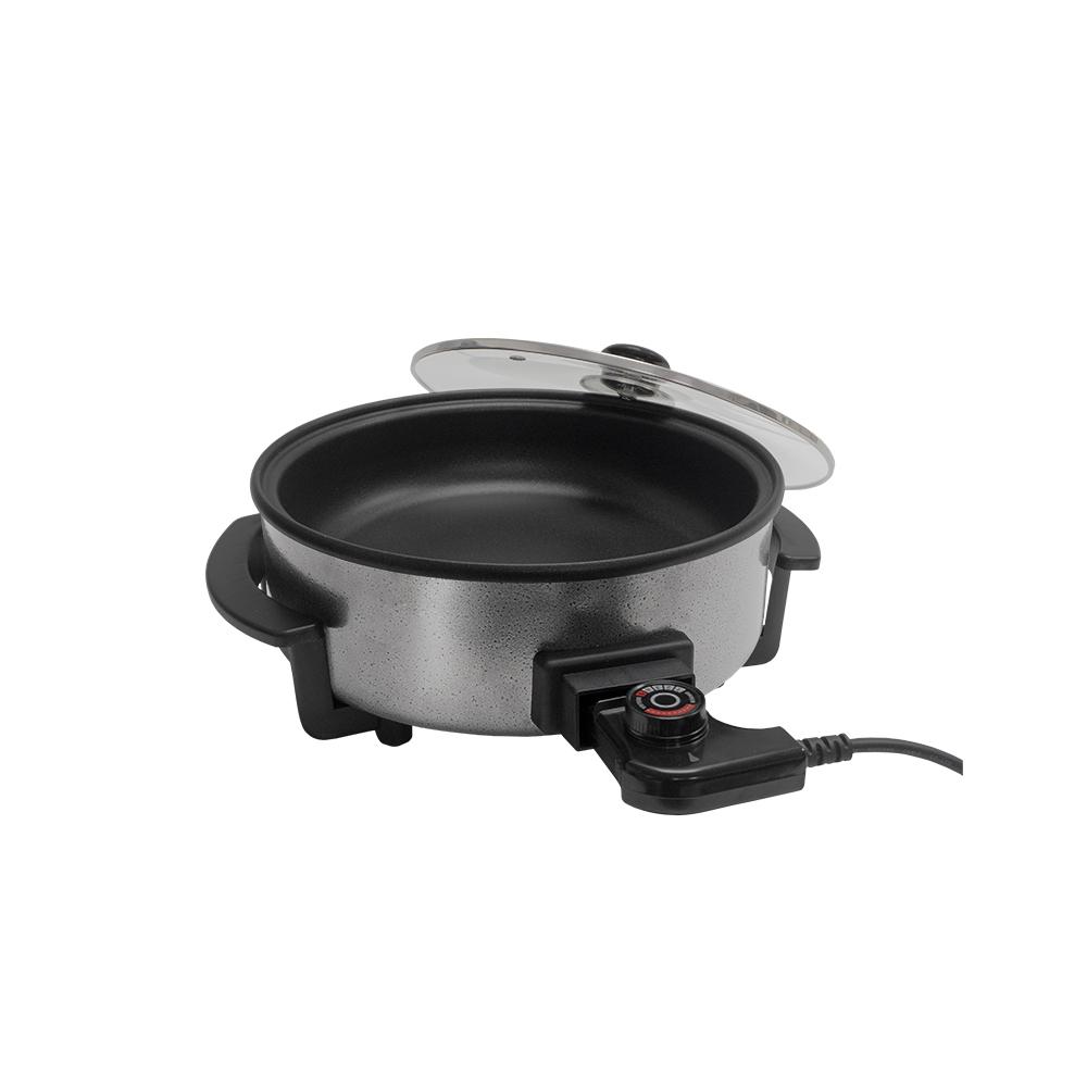 Panela Elétrica Mangiare Redonda 30cm 1500W Preto 220V - Agratto