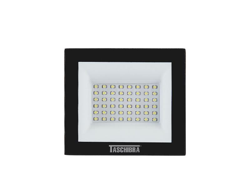 Refletor Tr led 50w Slim 3000k PT - Taschibra