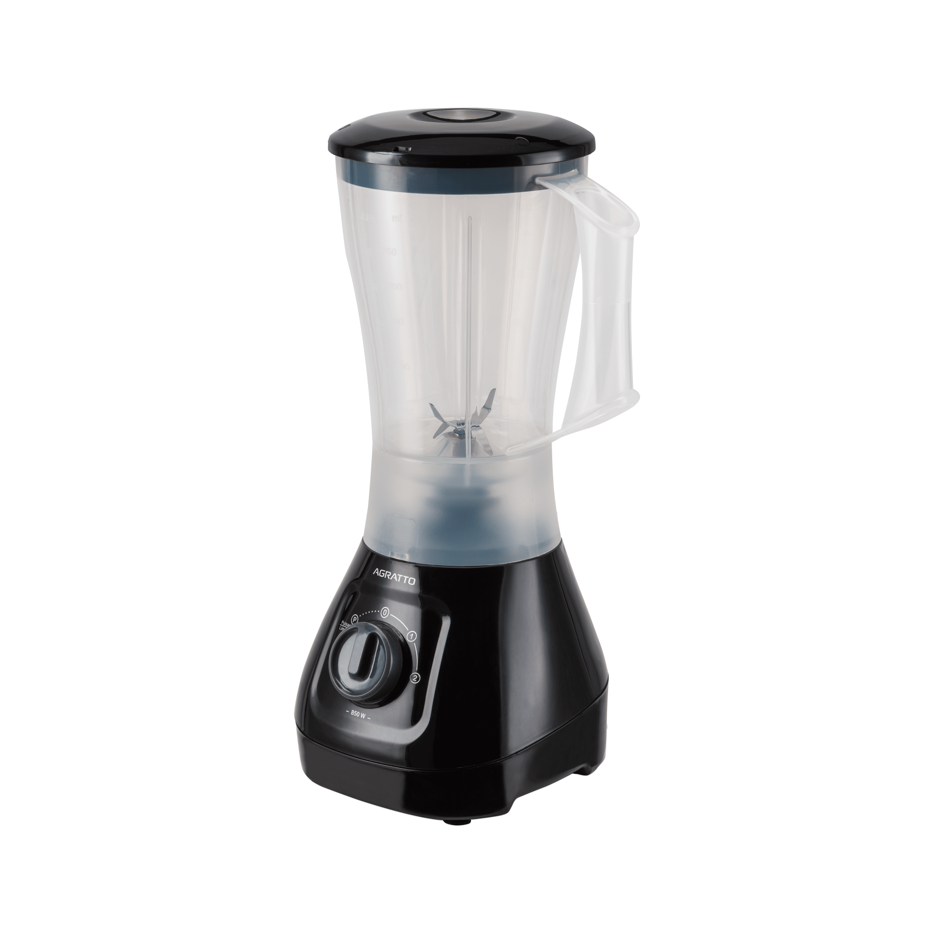 Liquidificador Forza Leitoso 1,5L 850W Preto 220V - Agratto