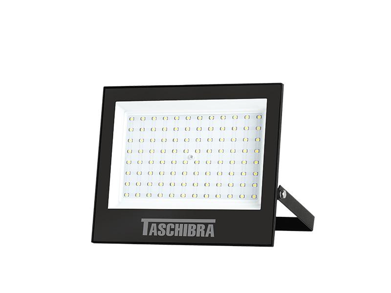 Refletor Tr led 100w Slim 3000k PT - Taschibra